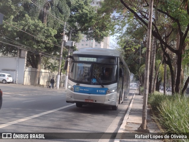 Viação Grajaú S.A. 6 1310 na cidade de São Paulo, São Paulo, Brasil, por Rafael Lopes de Oliveira. Número da foto: #11407780.