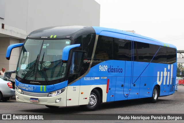 UTIL - União Transporte Interestadual de Luxo 9609 na cidade de Rio de Janeiro, Rio de Janeiro, Brasil, por Paulo Henrique Pereira Borges. ID da foto: 11332426.