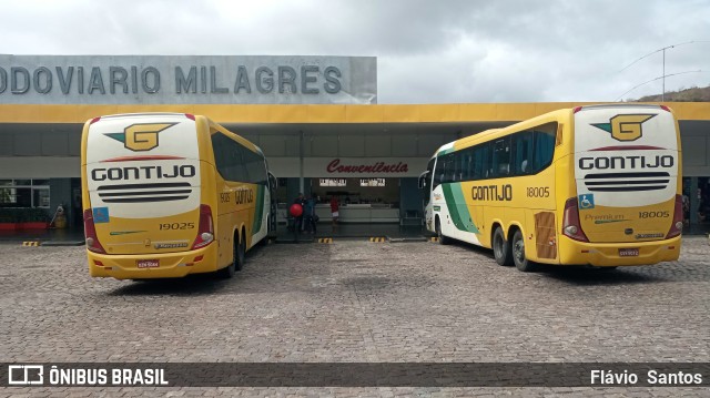 Empresa Gontijo de Transportes 18005 na cidade de Milagres, Bahia, Brasil, por Flávio  Santos. Número da foto: #11330124.