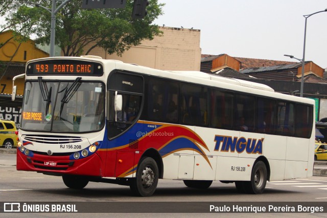 Transportadora Tinguá RJ 156.208 na cidade de Rio de Janeiro, Rio de Janeiro, Brasil, por Paulo Henrique Pereira Borges. ID da foto: 11332401.