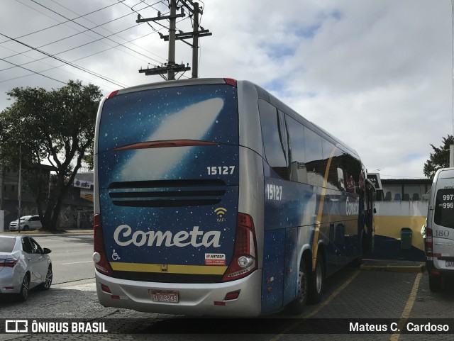 Viação Cometa 15127 na cidade de São Paulo, São Paulo, Brasil, por Mateus C.  Cardoso. ID da foto: 11330491.