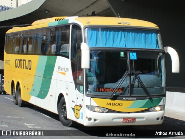 Empresa Gontijo de Transportes 14800 na cidade de Belo Horizonte, Minas Gerais, Brasil, por Athos Arruda. ID da foto: 11332259.