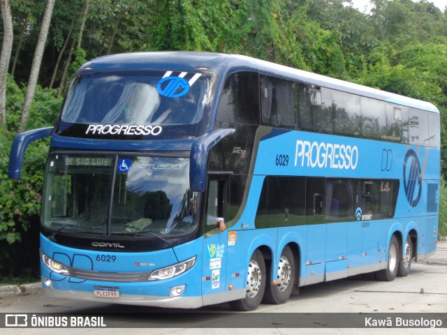 Auto Viação Progresso 6029 na cidade de Recife, Pernambuco, Brasil, por Kawã Busologo. ID da foto: 11331853.