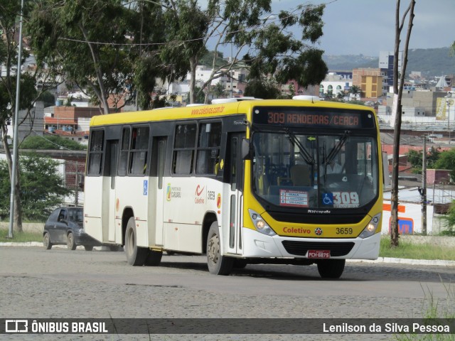 Coletivo Transportes 3659 na cidade de Caruaru, Pernambuco, Brasil, por Lenilson da Silva Pessoa. Número da foto: #11332230.