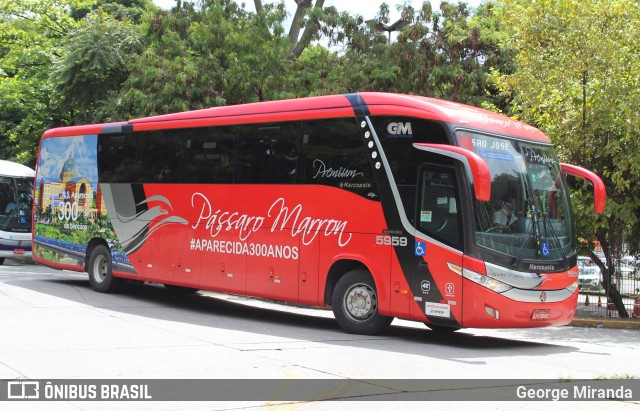 Empresa de Ônibus Pássaro Marron 5959 na cidade de São Paulo, São Paulo, Brasil, por George Miranda. ID da foto: 11331948.