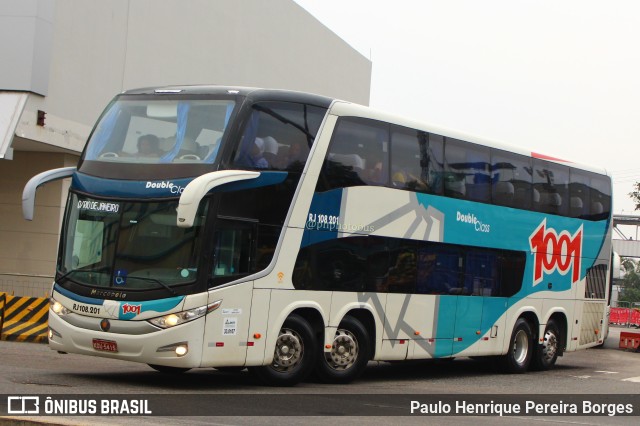 Auto Viação 1001 RJ 108.201 na cidade de Rio de Janeiro, Rio de Janeiro, Brasil, por Paulo Henrique Pereira Borges. ID da foto: 11332360.