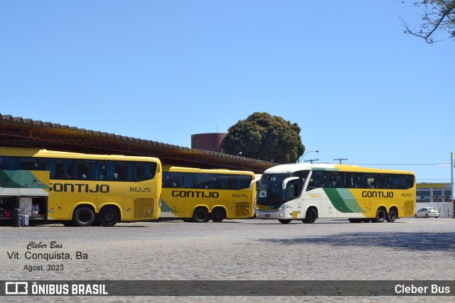 Empresa Gontijo de Transportes 19050 na cidade de Vitória da Conquista, Bahia, Brasil, por Cleber Bus. ID da foto: 11333692.