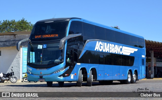 Viação Águia Branca 50860 na cidade de Vitória da Conquista, Bahia, Brasil, por Cleber Bus. ID da foto: 11333792.