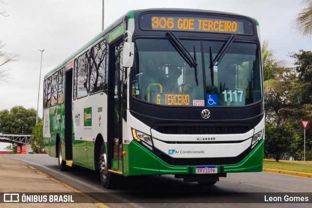 Viação Paraense Cuiabá Transportes 1117 na cidade de Cuiabá, Mato Grosso, Brasil, por Leon Gomes. ID da foto: 11332622.