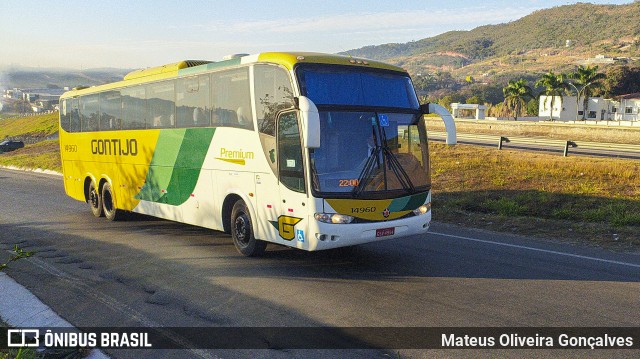 Empresa Gontijo de Transportes 14960 na cidade de Pará de Minas, Minas Gerais, Brasil, por Mateus Oliveira Gonçalves. Número da foto: #11334788.