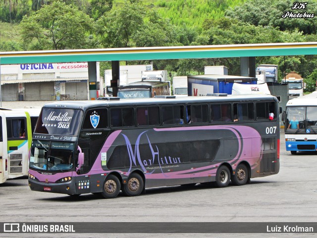 Marhiltur Bus 007 na cidade de Juiz de Fora, Minas Gerais, Brasil, por Luiz Krolman. ID da foto: 11334193.