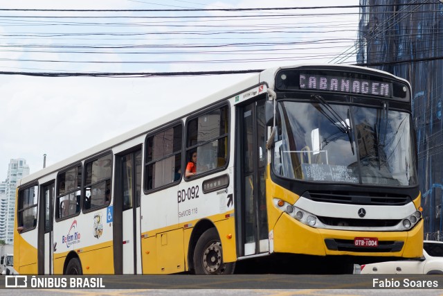 Belém Rio Transportes BD-092 na cidade de Belém, Pará, Brasil, por Fabio Soares. Número da foto: #11334243.