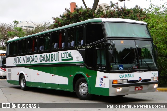 Auto Viação Cambuí 100 na cidade de São Paulo, São Paulo, Brasil, por Paulo Henrique Pereira Borges. ID da foto: 11334244.