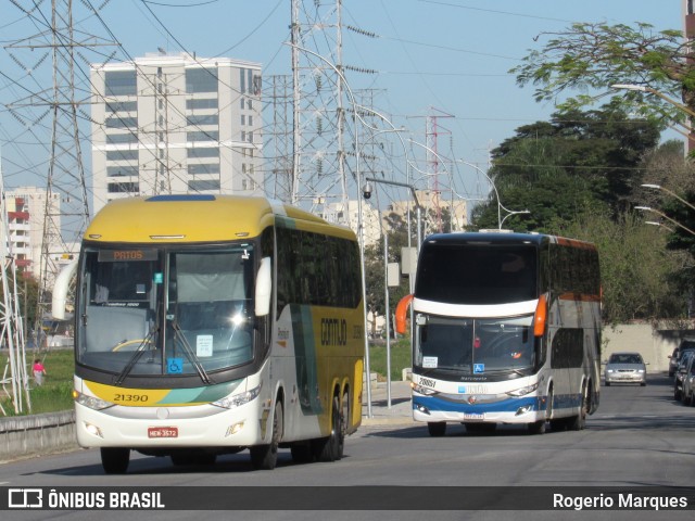 Empresa Gontijo de Transportes 21390 na cidade de São José dos Campos, São Paulo, Brasil, por Rogerio Marques. ID da foto: 11332758.