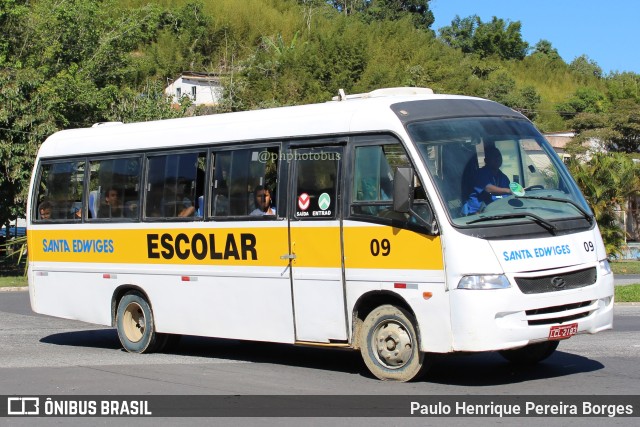 Viação Santa Edwiges e Turismo 09 na cidade de Barra do Piraí, Rio de Janeiro, Brasil, por Paulo Henrique Pereira Borges. ID da foto: 11334303.