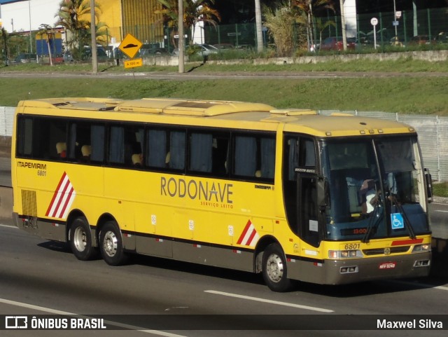 Viação Itapemirim 6801 na cidade de Resende, Rio de Janeiro, Brasil, por Maxwel Silva. ID da foto: 11333849.