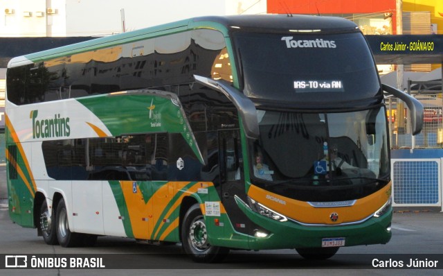 Tocantins Transportes e Turismo 3097 na cidade de Goiânia, Goiás, Brasil, por Carlos Júnior. ID da foto: 11336071.