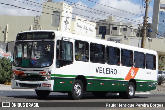 Auto Viação Veleiro 8618 na cidade de Maceió, Alagoas, Brasil, por Paulo Henrique Pereira Borges. ID da foto: 11336336.