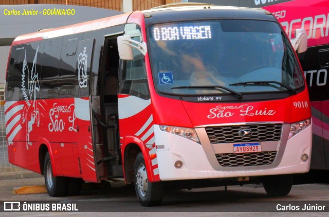 Expresso São Luiz 9010 na cidade de Goiânia, Goiás, Brasil, por Carlos Júnior. ID da foto: 11336305.