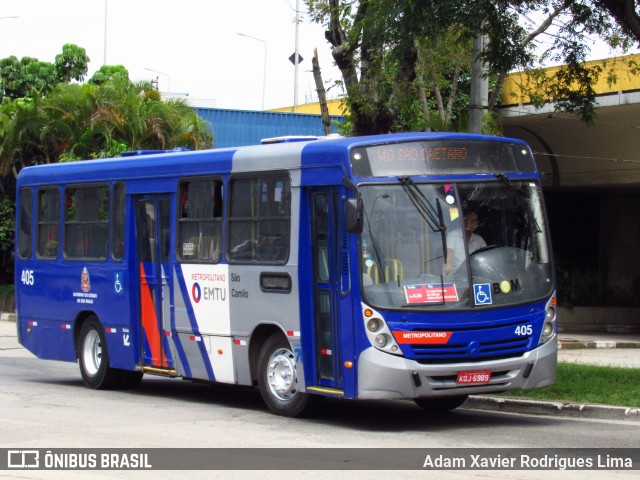 Viação São Camilo 405 na cidade de Santo André, São Paulo, Brasil, por Adam Xavier Rodrigues Lima. ID da foto: 11336001.