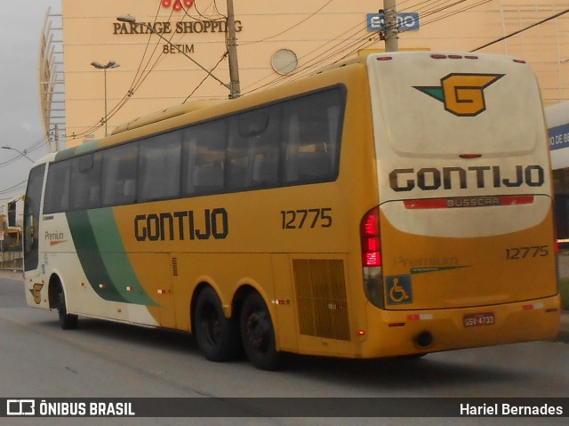 Empresa Gontijo de Transportes 12775 na cidade de Betim, Minas Gerais, Brasil, por Hariel Bernades. ID da foto: 11336490.