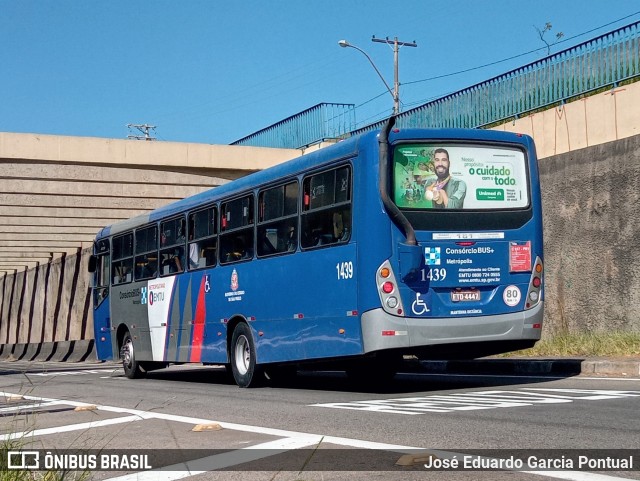 Expresso Metrópolis Transportes e Viagens 1439 na cidade de Campinas, São Paulo, Brasil, por José Eduardo Garcia Pontual. Número da foto: #11335264.