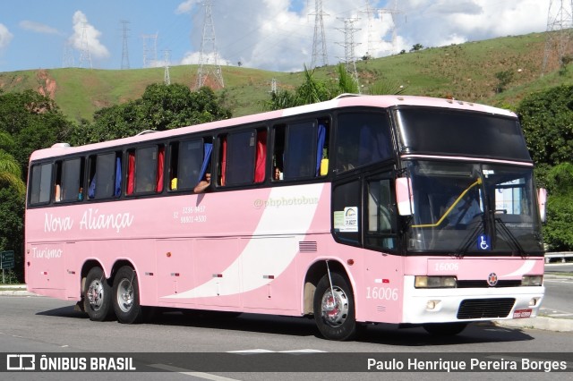 Nova Aliança Turismo 16006 na cidade de Aparecida, São Paulo, Brasil, por Paulo Henrique Pereira Borges. Número da foto: #11336364.