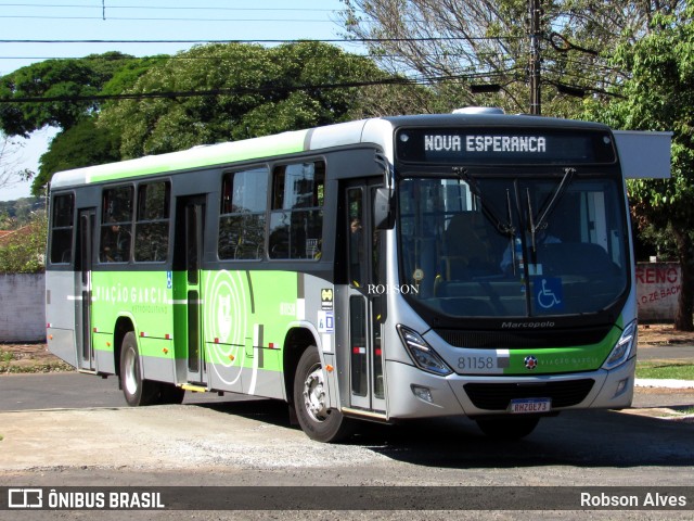 Viação Garcia 81158 na cidade de Paranavaí, Paraná, Brasil, por Robson Alves. Número da foto: #11336819.