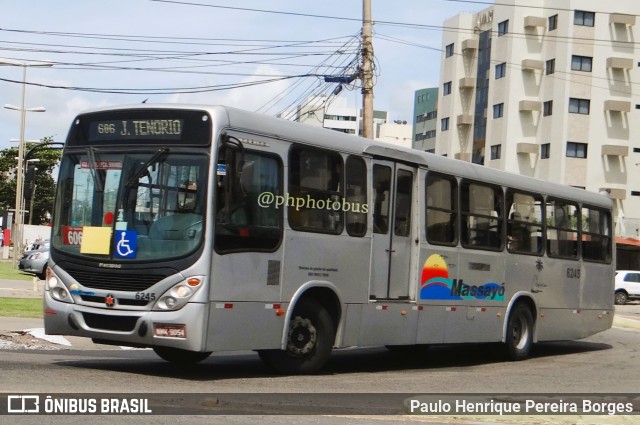 Empresa Auto Viação Massayó 6245 na cidade de Maceió, Alagoas, Brasil, por Paulo Henrique Pereira Borges. ID da foto: 11336350.