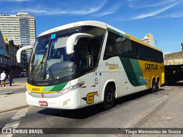 Empresa Gontijo de Transportes 18860 na cidade de Belo Horizonte, Minas Gerais, Brasil, por Tiago Wenceslau de Souza. ID da foto: 11335441.