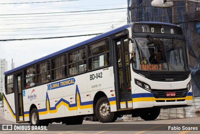 Belém Rio Transportes BD-042 na cidade de Belém, Pará, Brasil, por Fabio Soares. Número da foto: #11336048.