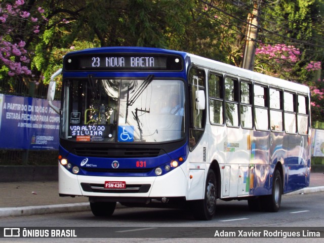 SBC Trans 631 na cidade de São Bernardo do Campo, São Paulo, Brasil, por Adam Xavier Rodrigues Lima. ID da foto: 11336018.