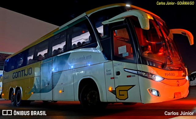 Empresa Gontijo de Transportes 19480 na cidade de Goiânia, Goiás, Brasil, por Carlos Júnior. Número da foto: #11336056.