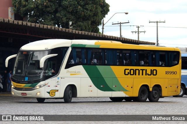 Empresa Gontijo de Transportes 18990 na cidade de Vitória da Conquista, Bahia, Brasil, por Matheus Souza. ID da foto: 11336009.