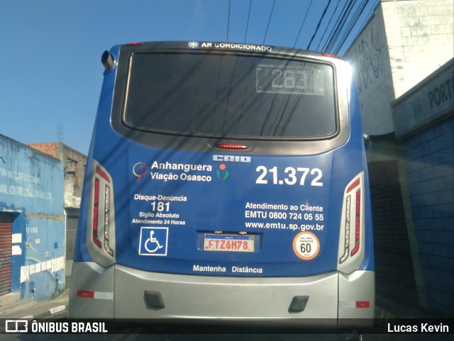 Viação Osasco 21.372 na cidade de Osasco, São Paulo, Brasil, por Lucas Kevin. ID da foto: 11338488.