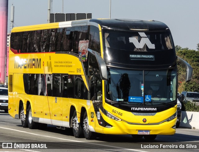 Viação Nova Itapemirim 50166 na cidade de São Paulo, São Paulo, Brasil, por Luciano Ferreira da Silva. ID da foto: 11338455.