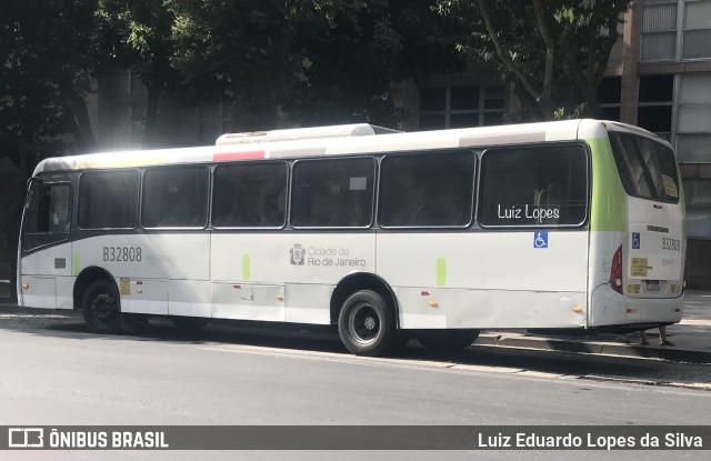 Viação Pavunense B32808 na cidade de Rio de Janeiro, Rio de Janeiro, Brasil, por Luiz Eduardo Lopes da Silva. Número da foto: #11337800.