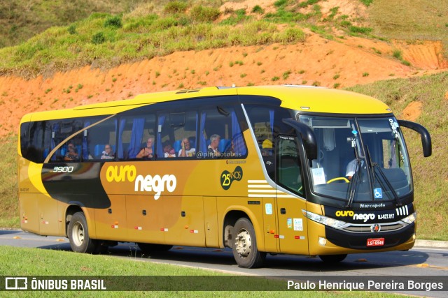 Ouro Negro Transportes e Turismo 3900 na cidade de Aparecida, São Paulo, Brasil, por Paulo Henrique Pereira Borges. ID da foto: 11338193.