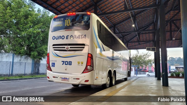 Viação Ouro e Prata 708 na cidade de Embu das Artes, São Paulo, Brasil, por Fábio Paixão. ID da foto: 11339432.