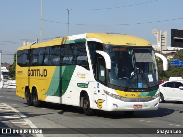 Empresa Gontijo de Transportes 18585 na cidade de São Paulo, São Paulo, Brasil, por Shayan Lee. Número da foto: #11336956.