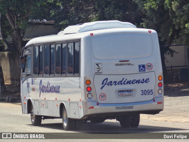 Auto Viação Jardinense 3095 na cidade de Natal, Rio Grande do Norte, Brasil, por Davi Felipe. ID da foto: 11339323.