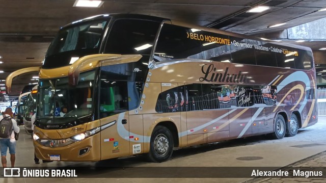 Linhatur Turismo e Fretamento 8010 na cidade de Belo Horizonte, Minas Gerais, Brasil, por Alexandre  Magnus. Número da foto: #11336970.