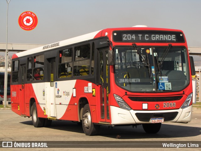 Itajaí Transportes Coletivos 2066 na cidade de Campinas, São Paulo, Brasil, por Wellington Lima. Número da foto: #11338812.