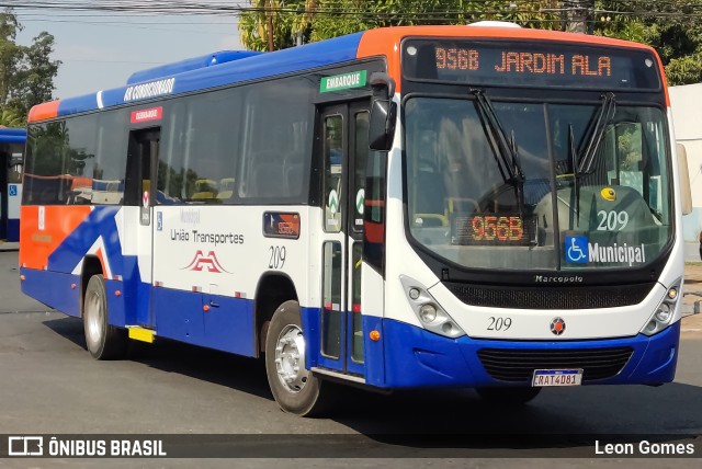 União Transportes 209 na cidade de Várzea Grande, Mato Grosso, Brasil, por Leon Gomes. Número da foto: #11337834.