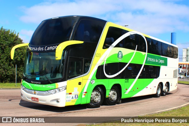 Expresso Princesa dos Campos 6203 na cidade de Curitiba, Paraná, Brasil, por Paulo Henrique Pereira Borges. ID da foto: 11338259.