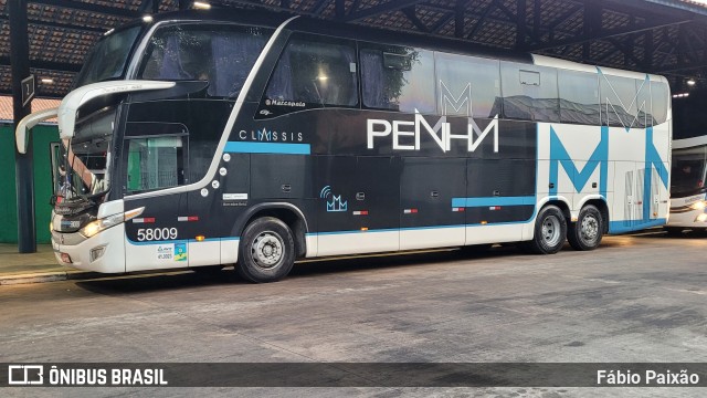 Empresa de Ônibus Nossa Senhora da Penha 58009 na cidade de Embu das Artes, São Paulo, Brasil, por Fábio Paixão. ID da foto: 11337427.