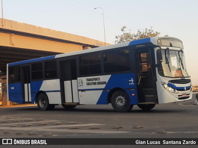 Transvida Transporte Coletivo 1843 na cidade de Ji-Paraná, Rondônia, Brasil, por Gian Lucas  Santana Zardo. ID da foto: 11340776.