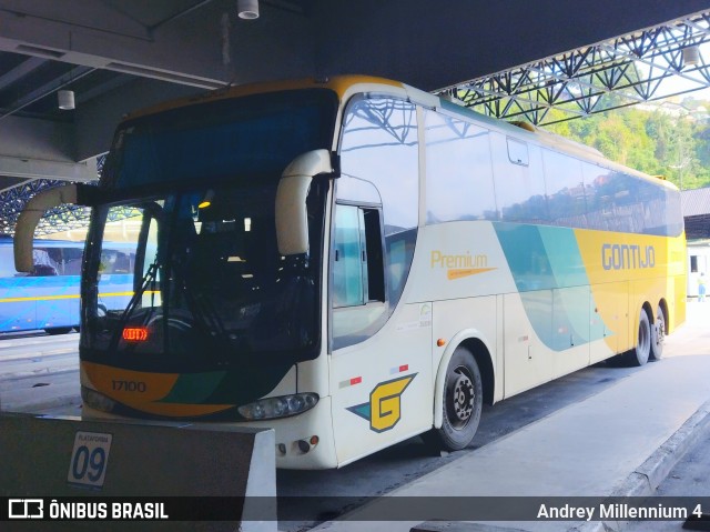 Empresa Gontijo de Transportes 17100 na cidade de Santos, São Paulo, Brasil, por Andrey Millennium 4. ID da foto: 11341605.