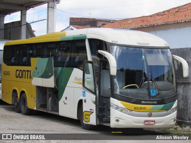 Empresa Gontijo de Transportes 18265 na cidade de Fortaleza, Ceará, Brasil, por Alisson Wesley. ID da foto: 11341695.