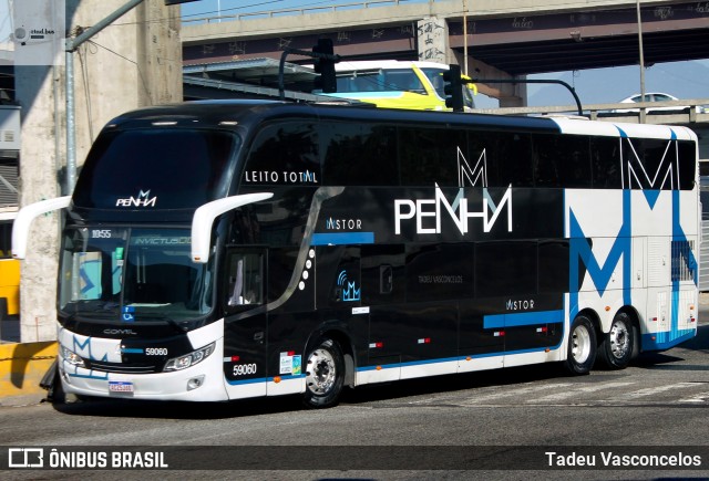 Empresa de Ônibus Nossa Senhora da Penha 59060 na cidade de Rio de Janeiro, Rio de Janeiro, Brasil, por Tadeu Vasconcelos. ID da foto: 11339839.